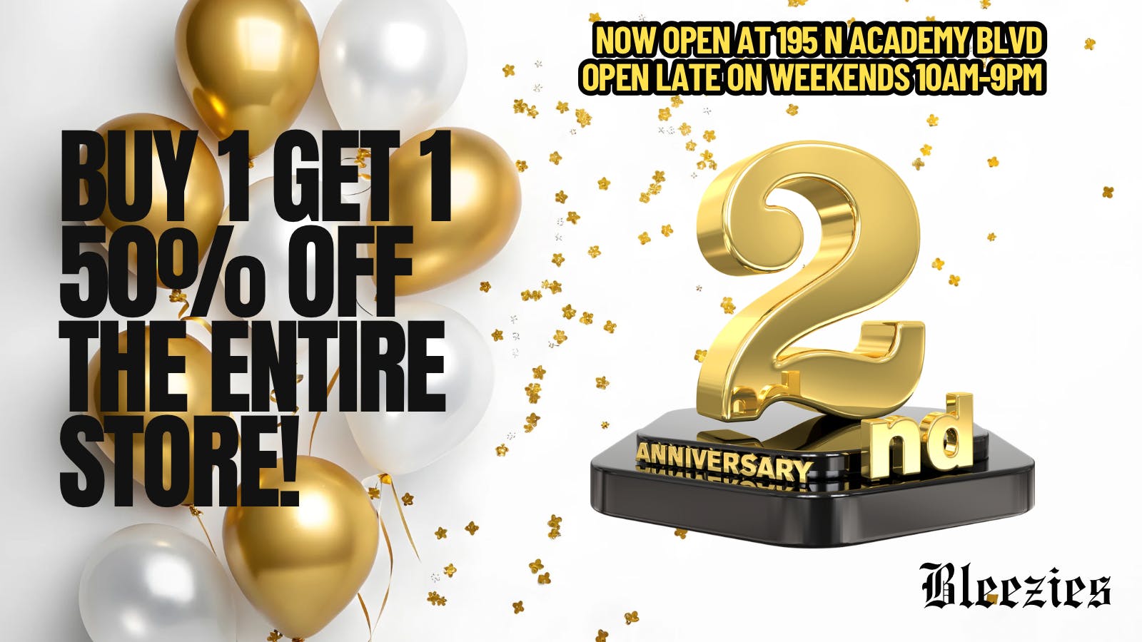 Bleezies listing banner