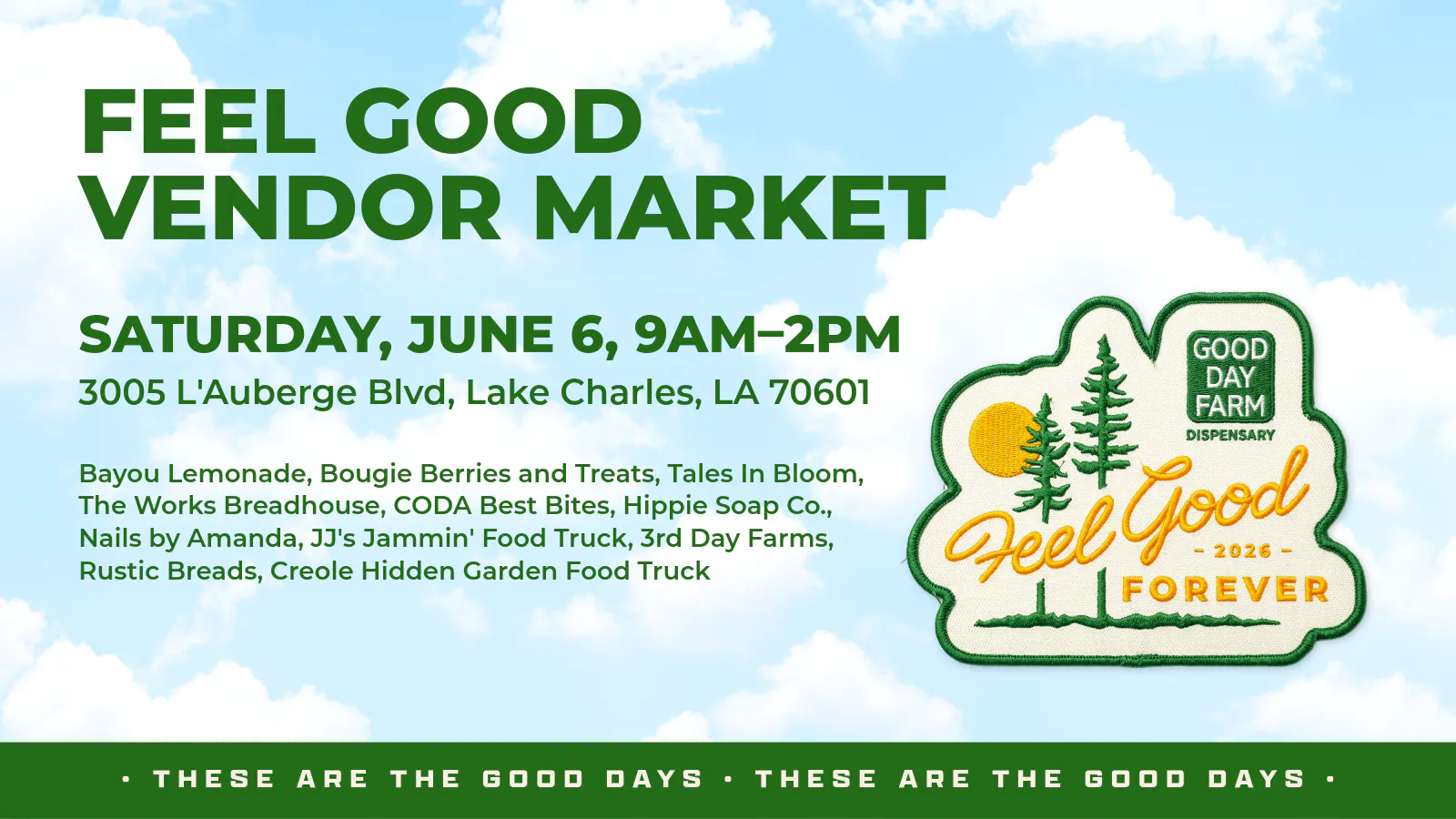 Good Day Farm Dispensary Lake Charles listing banner