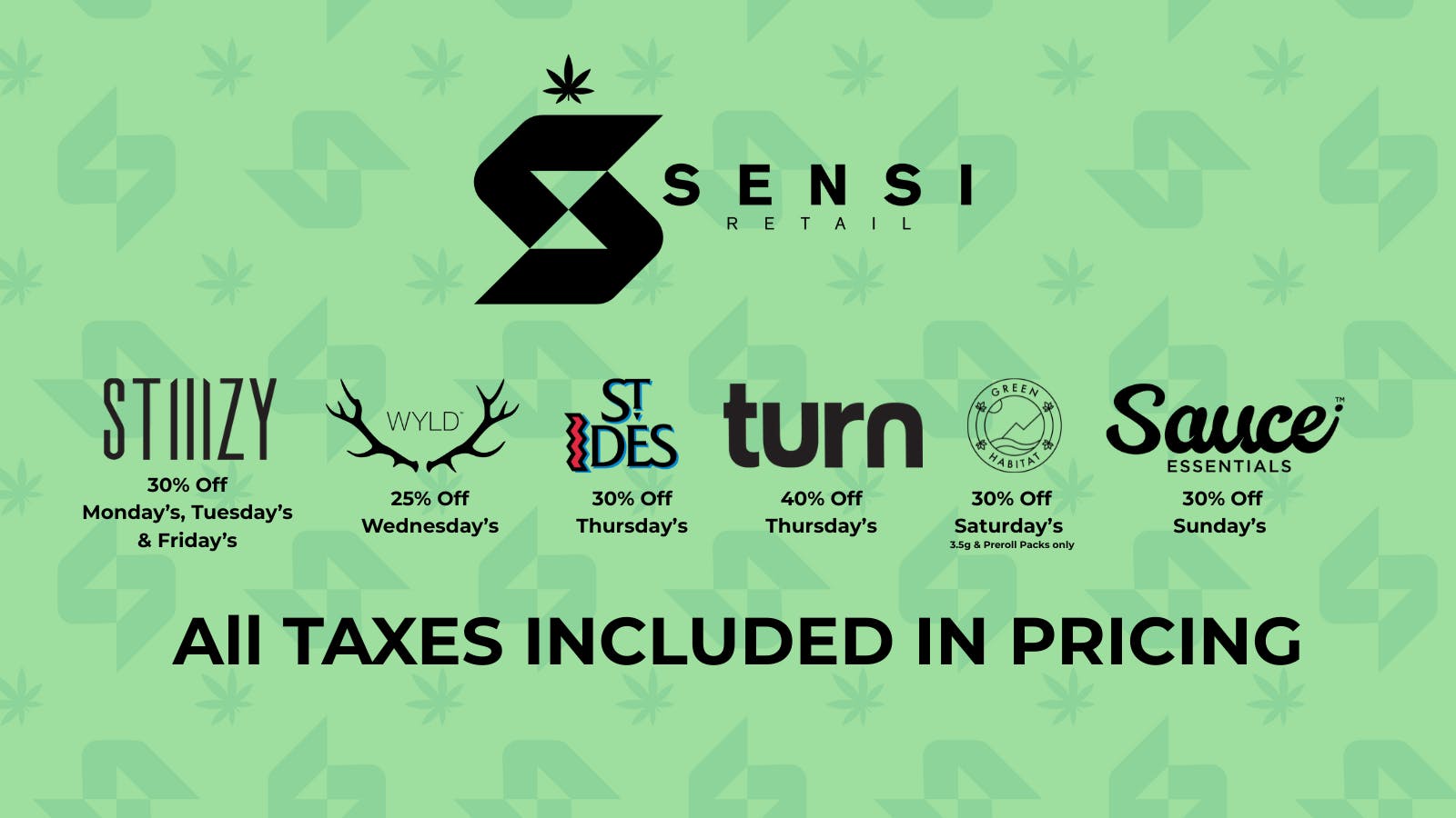 Sensi Retail listing banner