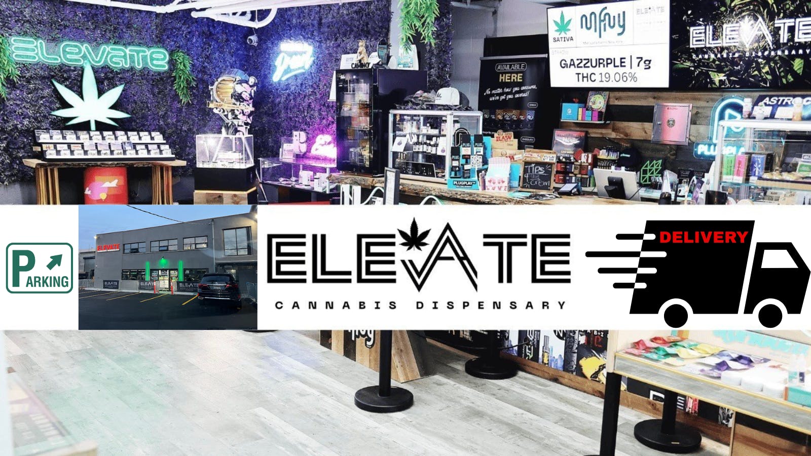 Elevate Cannabis Dispensary listing banner