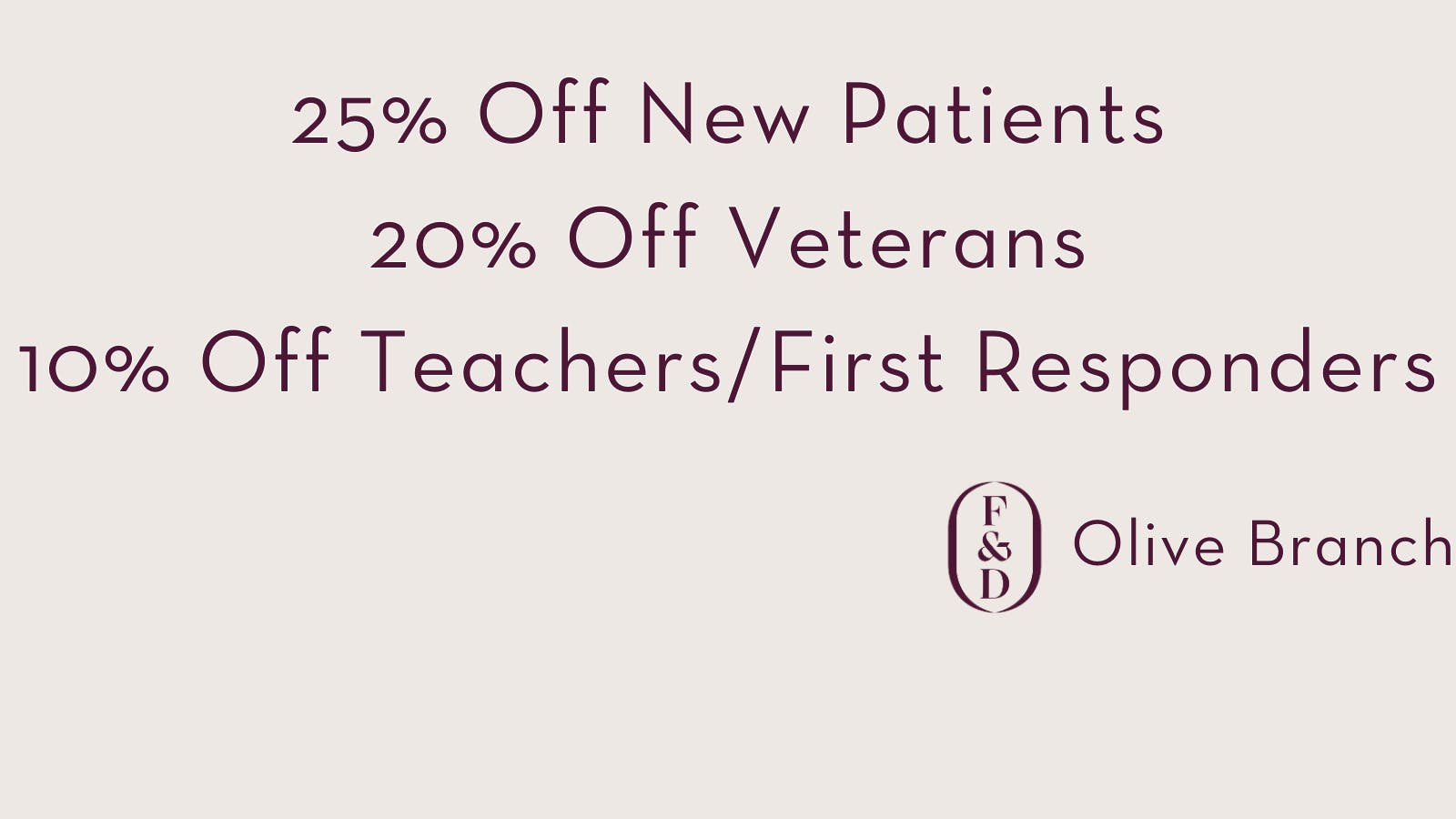 Far & Dotter - Olive Branch listing banner