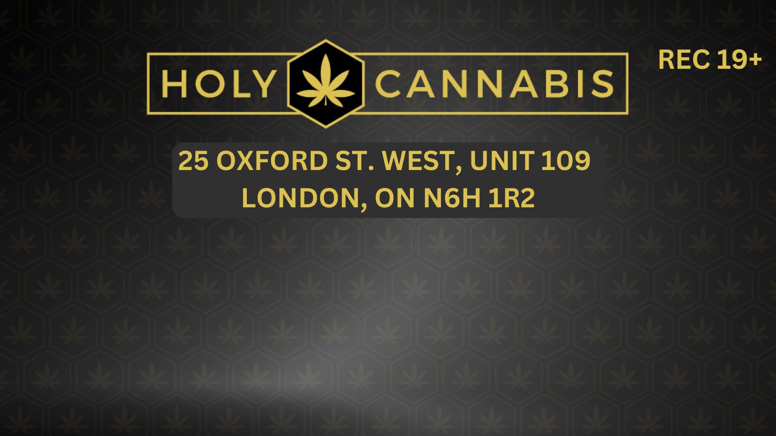 Holy Cannabis - Oxford listing banner