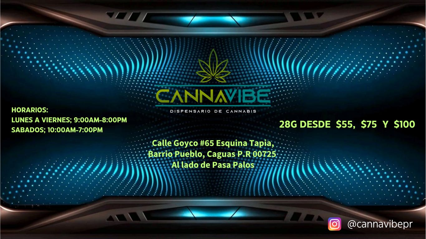 Cannavibe Caguas listing banner