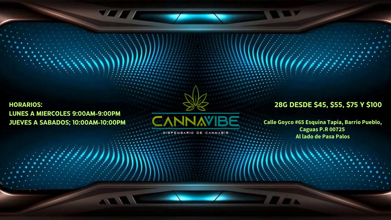 Cannavibe Caguas listing banner