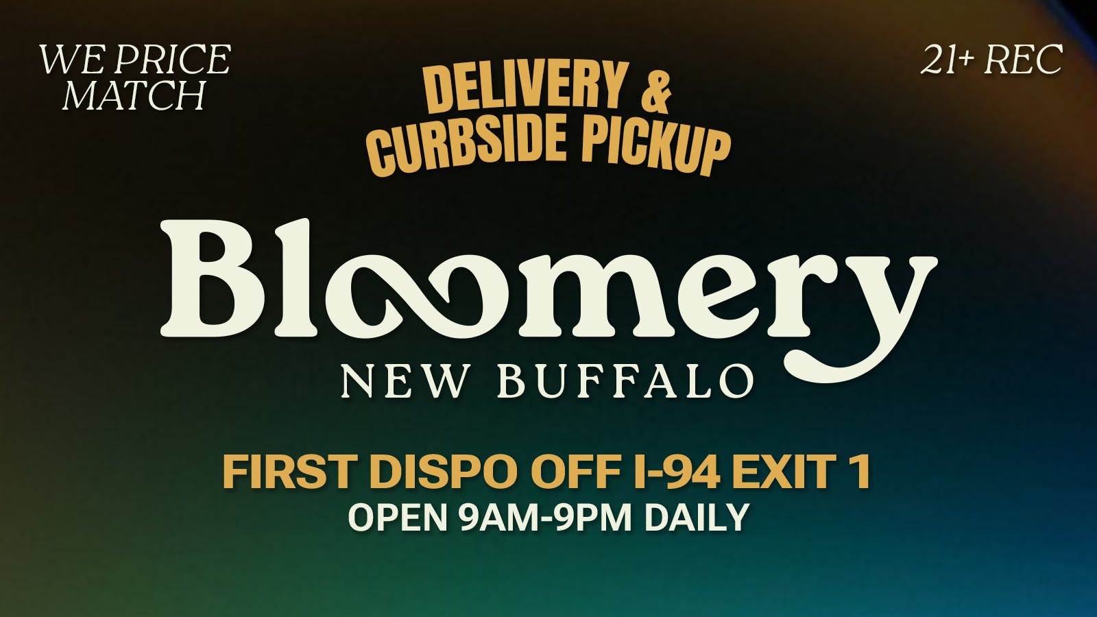 Bloomery Cannabis New Buffalo - 21+ Recreational listing banner