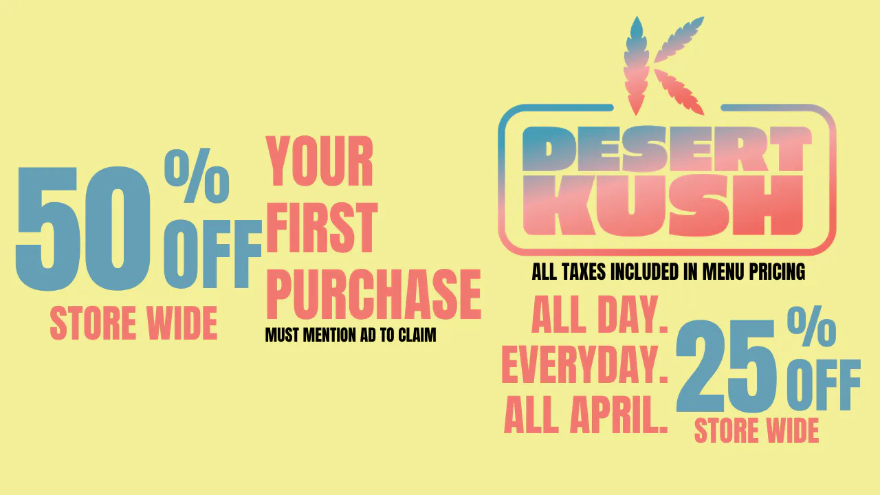 Desert Kush Indio listing banner