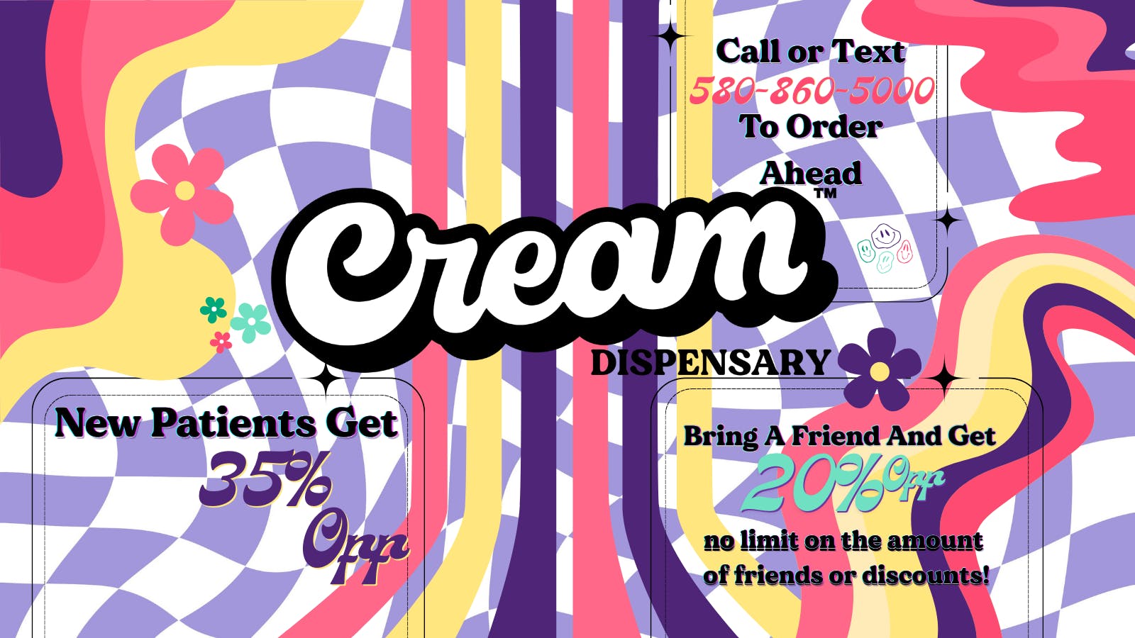 Cream Dispensary listing banner