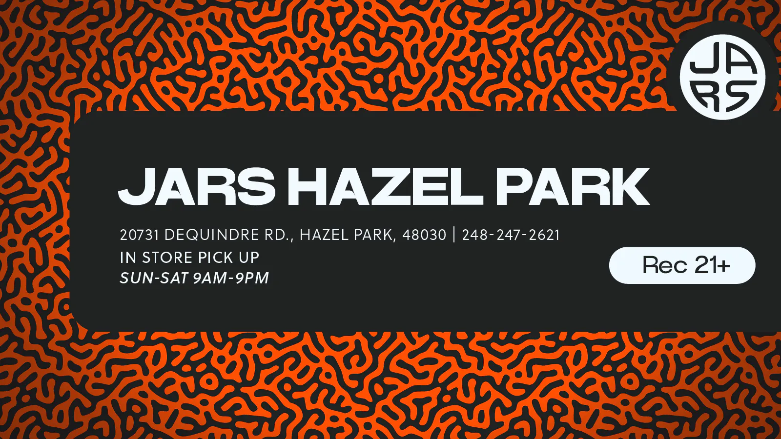 JARS Cannabis - Hazel Park listing banner