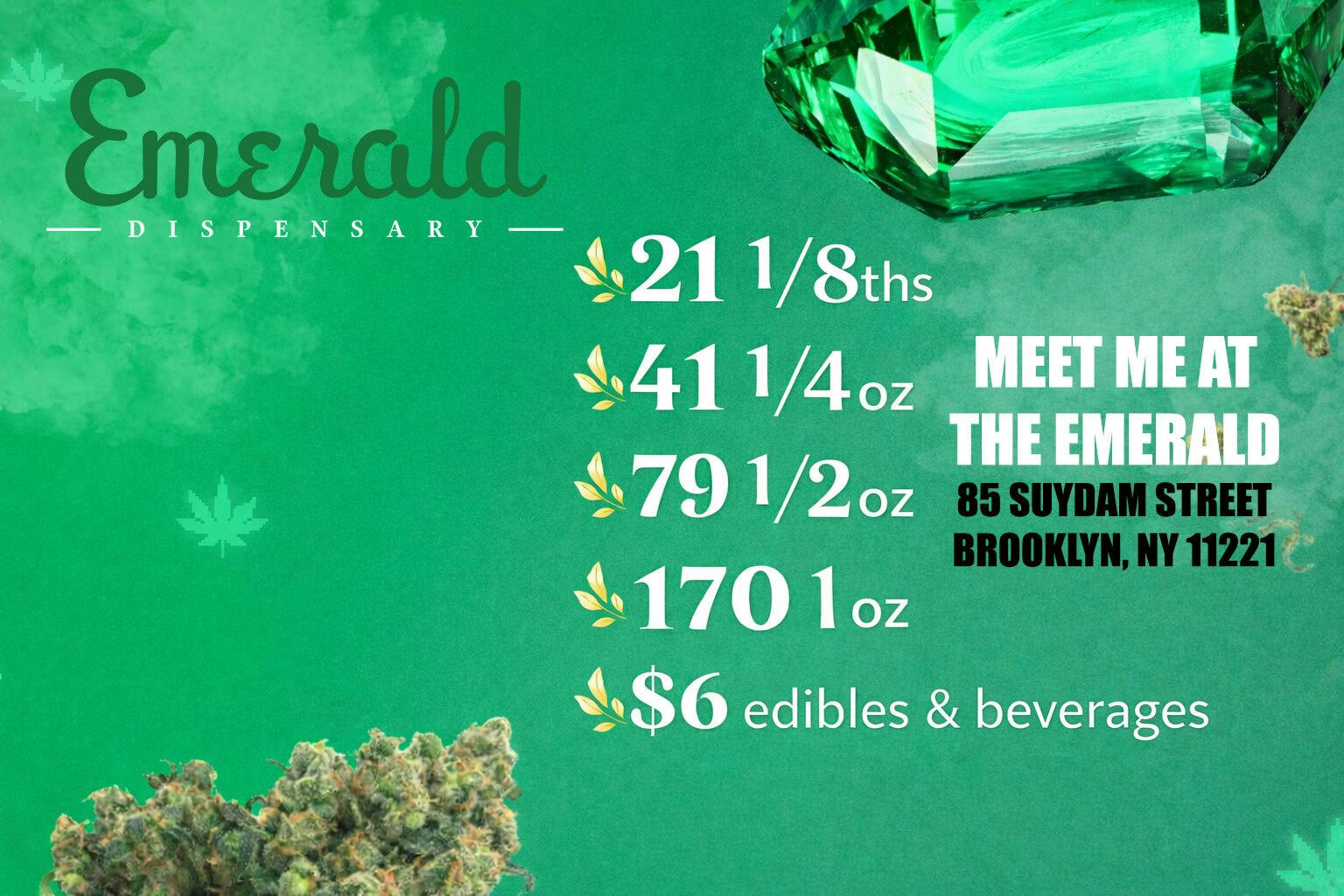 The Emerald Dispensary listing banner