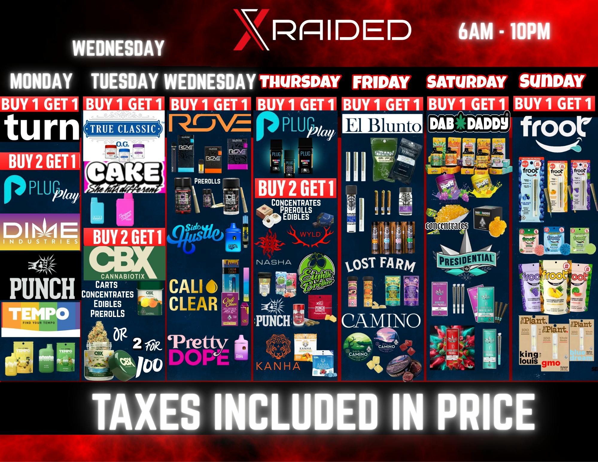 X Raided listing banner