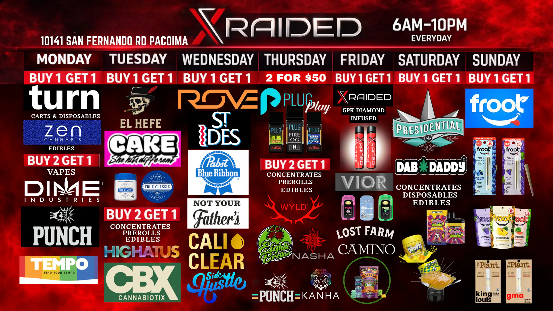 X Raided listing banner