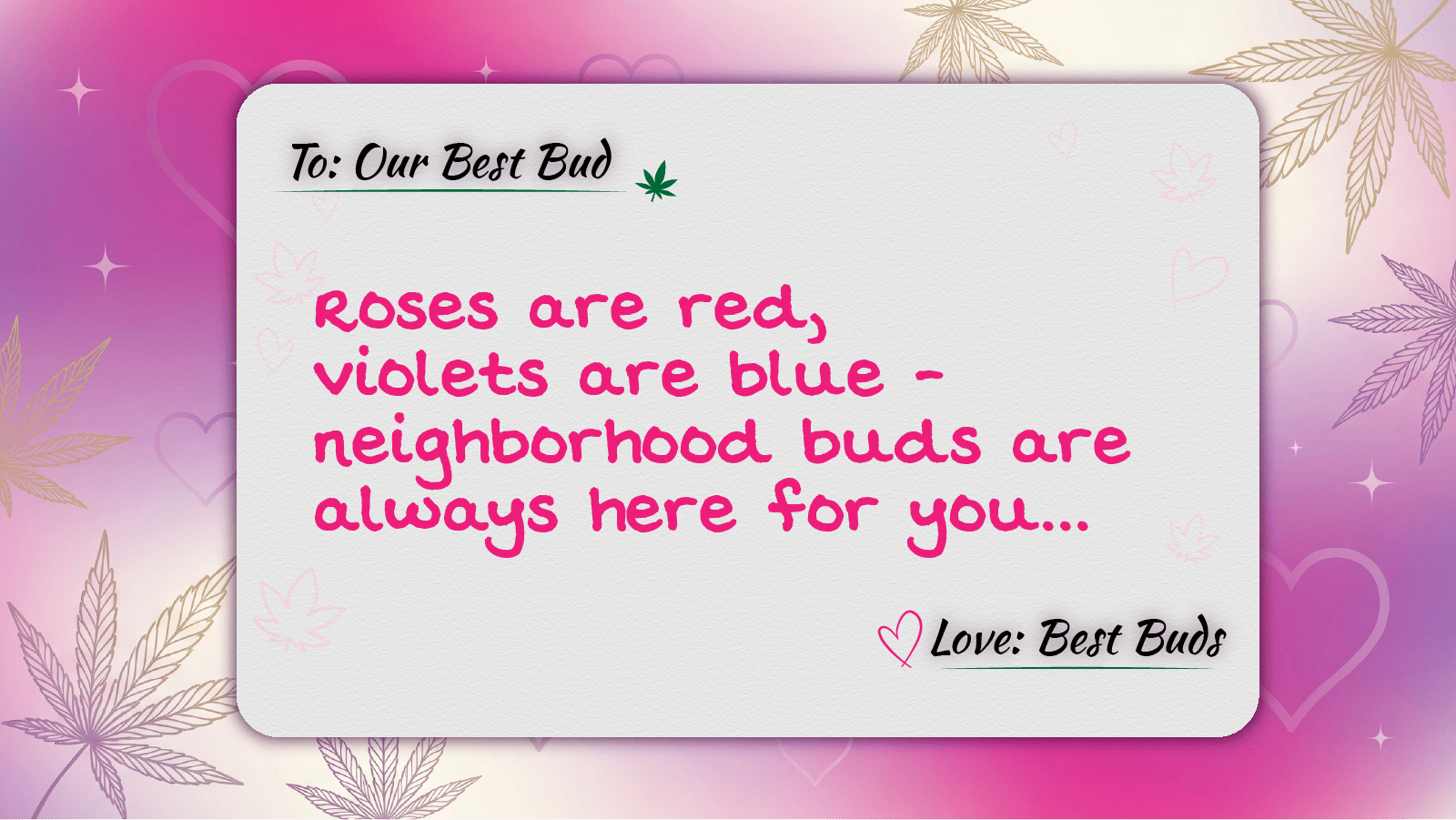 Best Buds - Aurora DIA listing banner