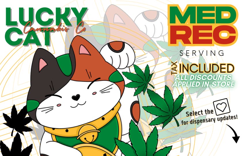 Lucky Cat Cannabis Co listing banner