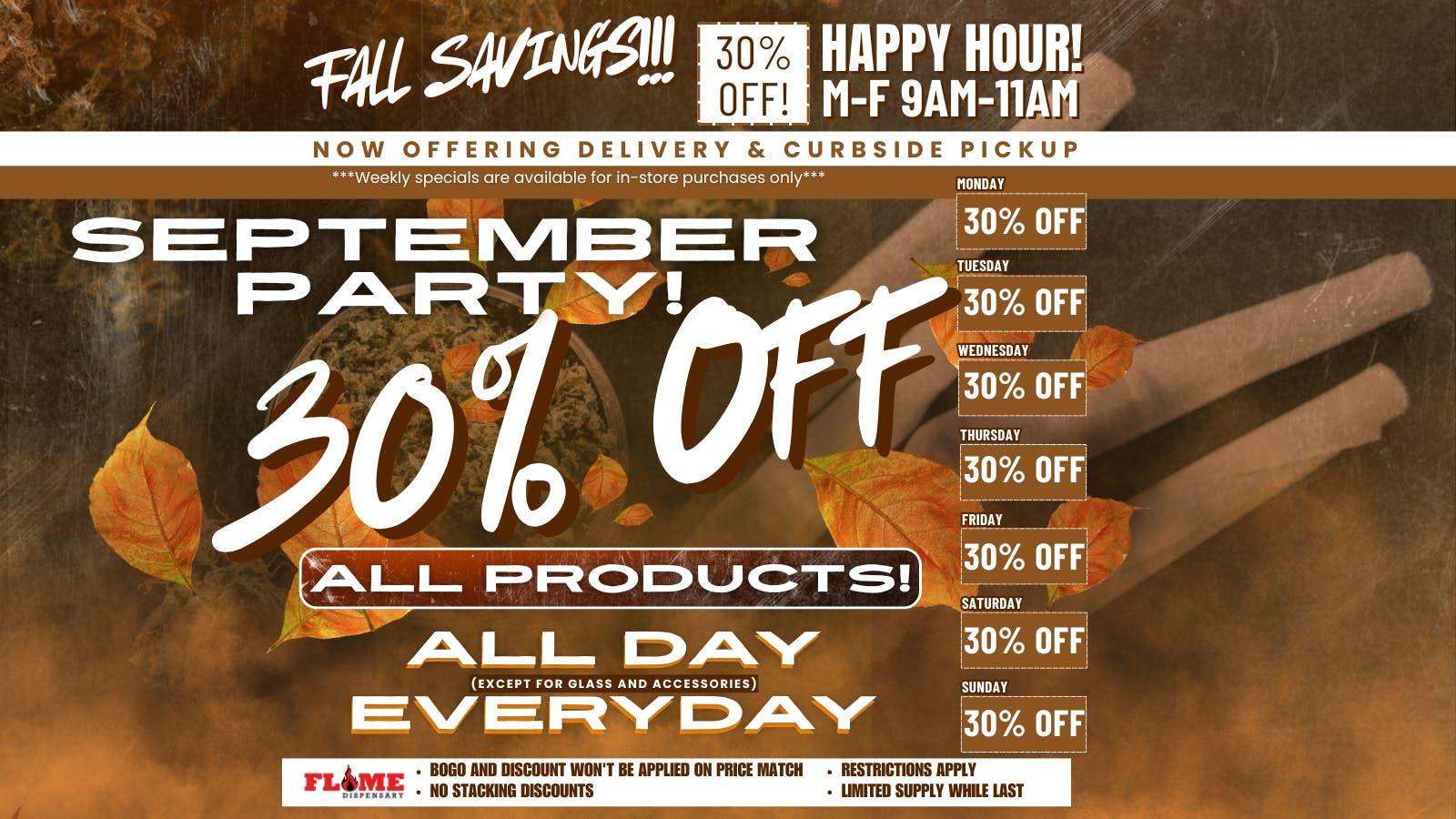 Flame Dispensary listing banner