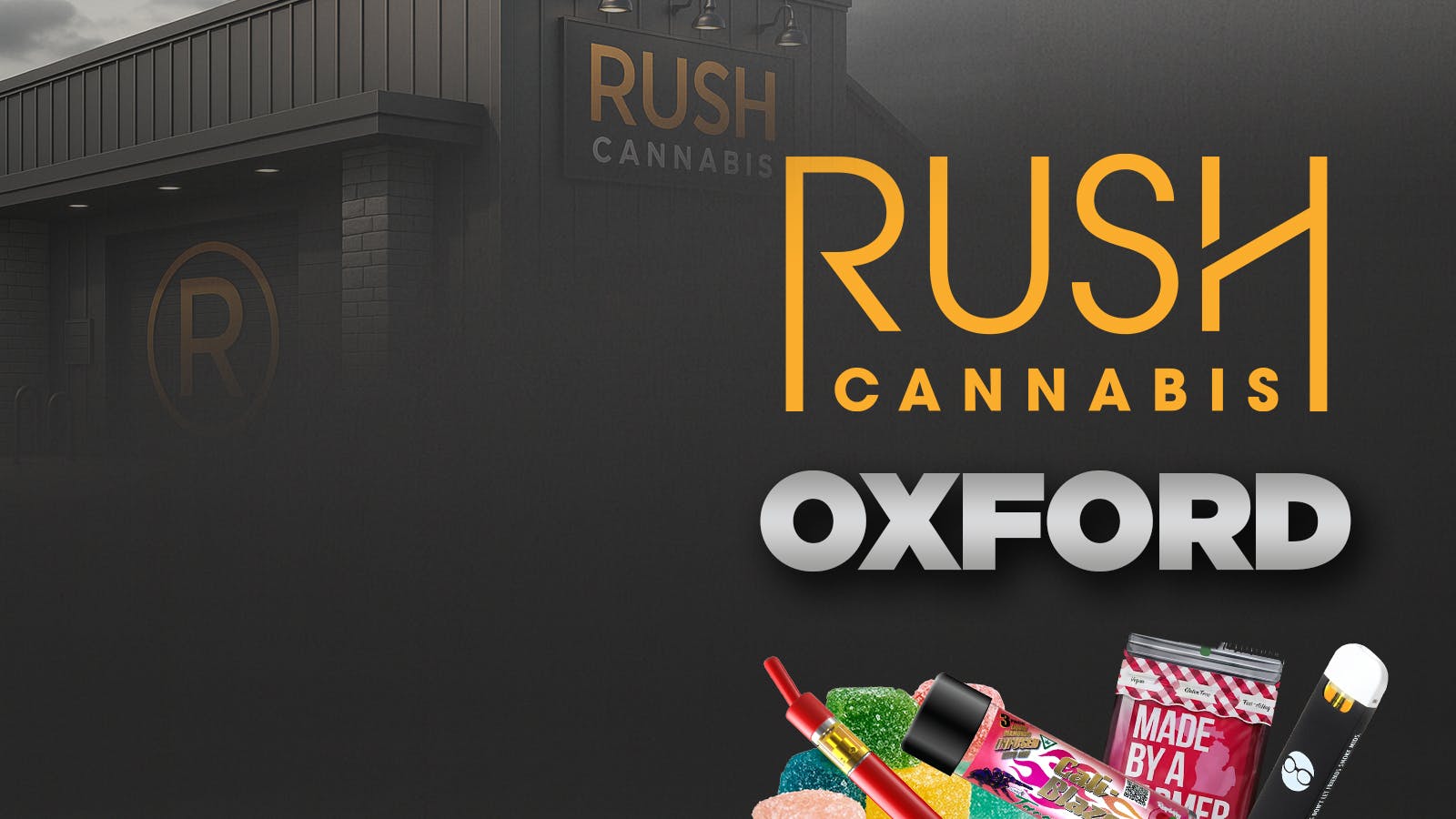 Rush Cannabis - Oxford listing banner