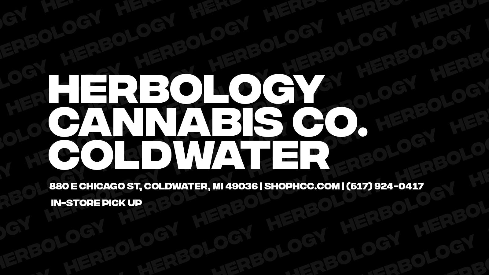 Herbology Cannabis Co. - Coldwater - Recreational listing banner