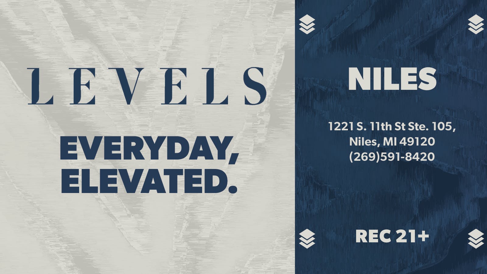 Levels Cannabis - Niles listing banner