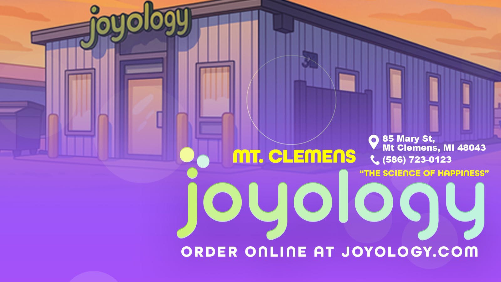 Joyology of Mt Clemens listing banner