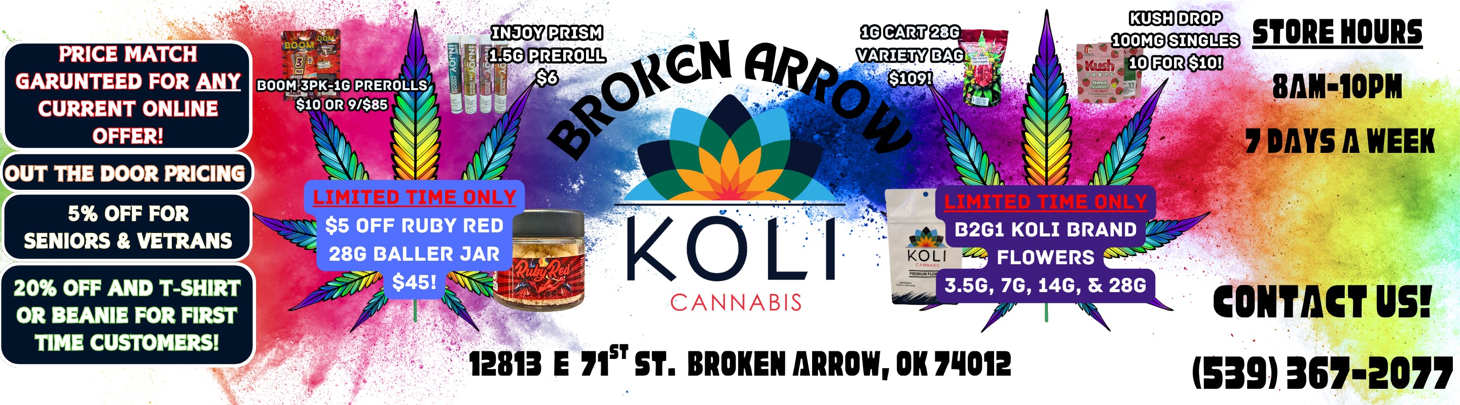 Koli Cannabis - Broken Arrow listing banner