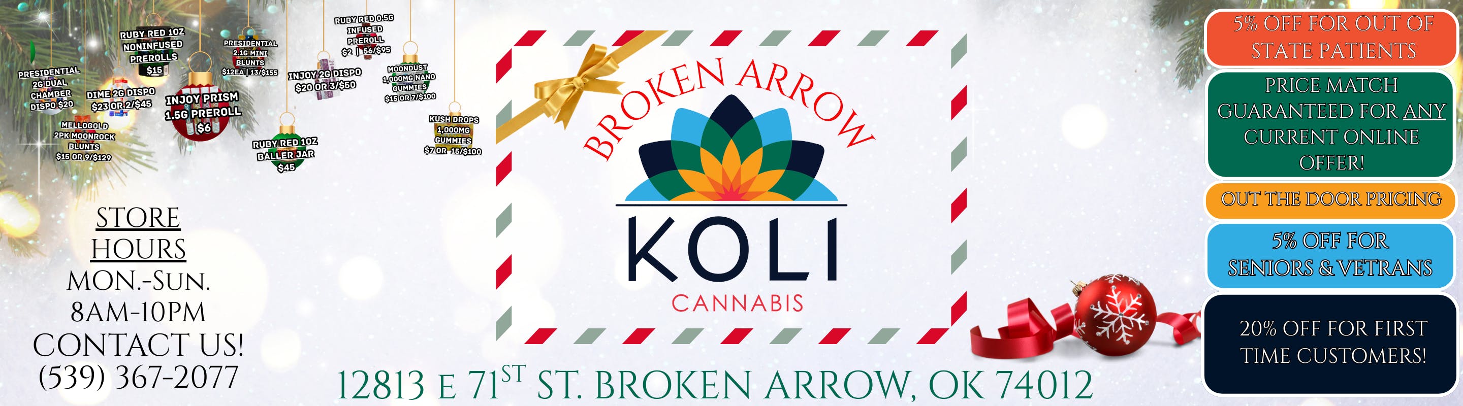 Koli Cannabis - Broken Arrow listing banner