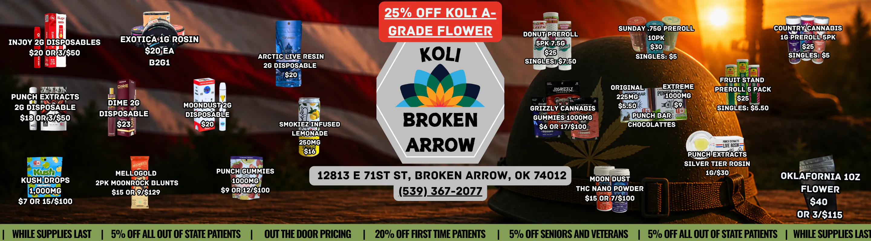 Koli Cannabis - Broken Arrow listing banner