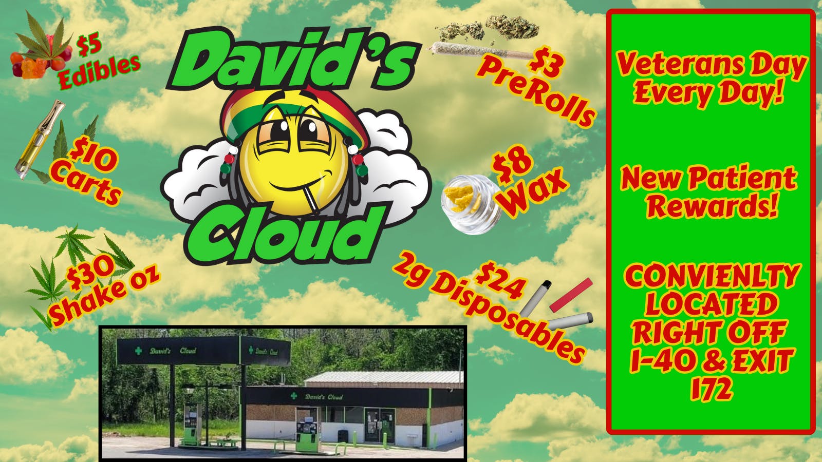 David's Cloud listing banner