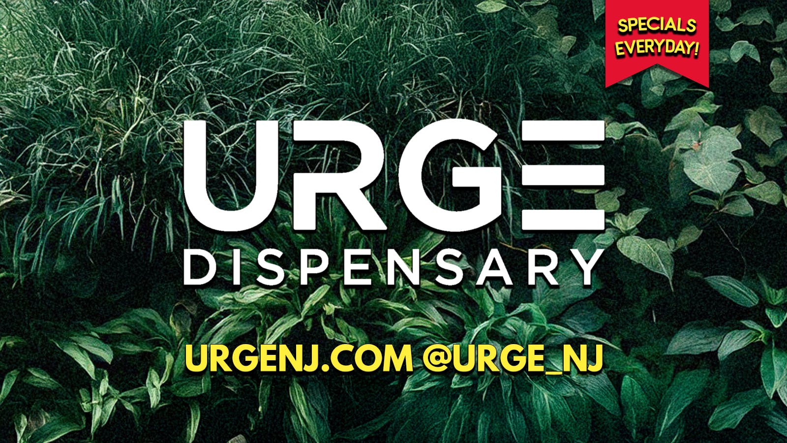 Urge NJ Cannabis Dispensary listing banner