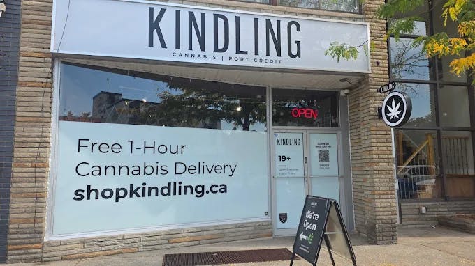 Kindling Cannabis Port Credit listing banner
