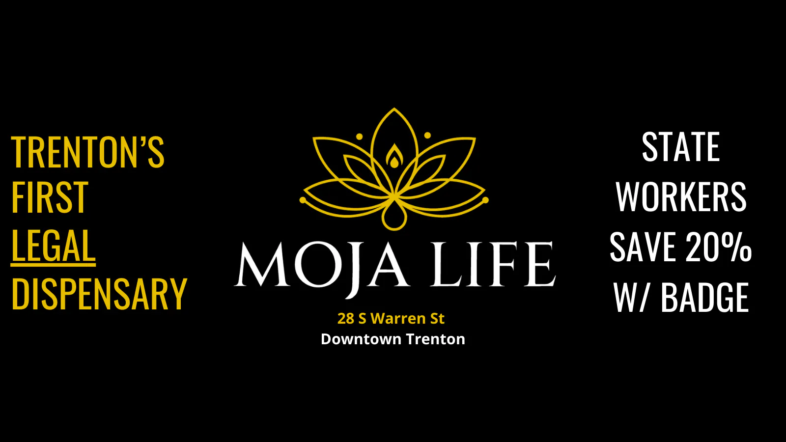 Moja Life Info, Menu & Deals Weed dispensary Trenton, New Jersey
