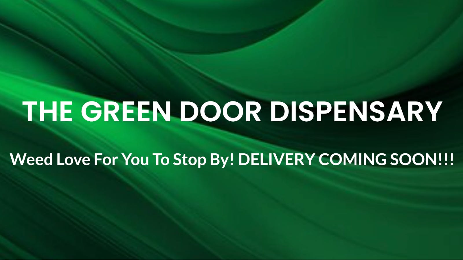 The Green Door Dispensary listing banner