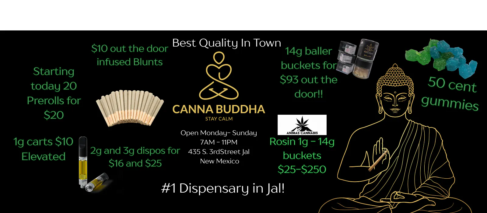 Canna Buddha of Jal listing banner