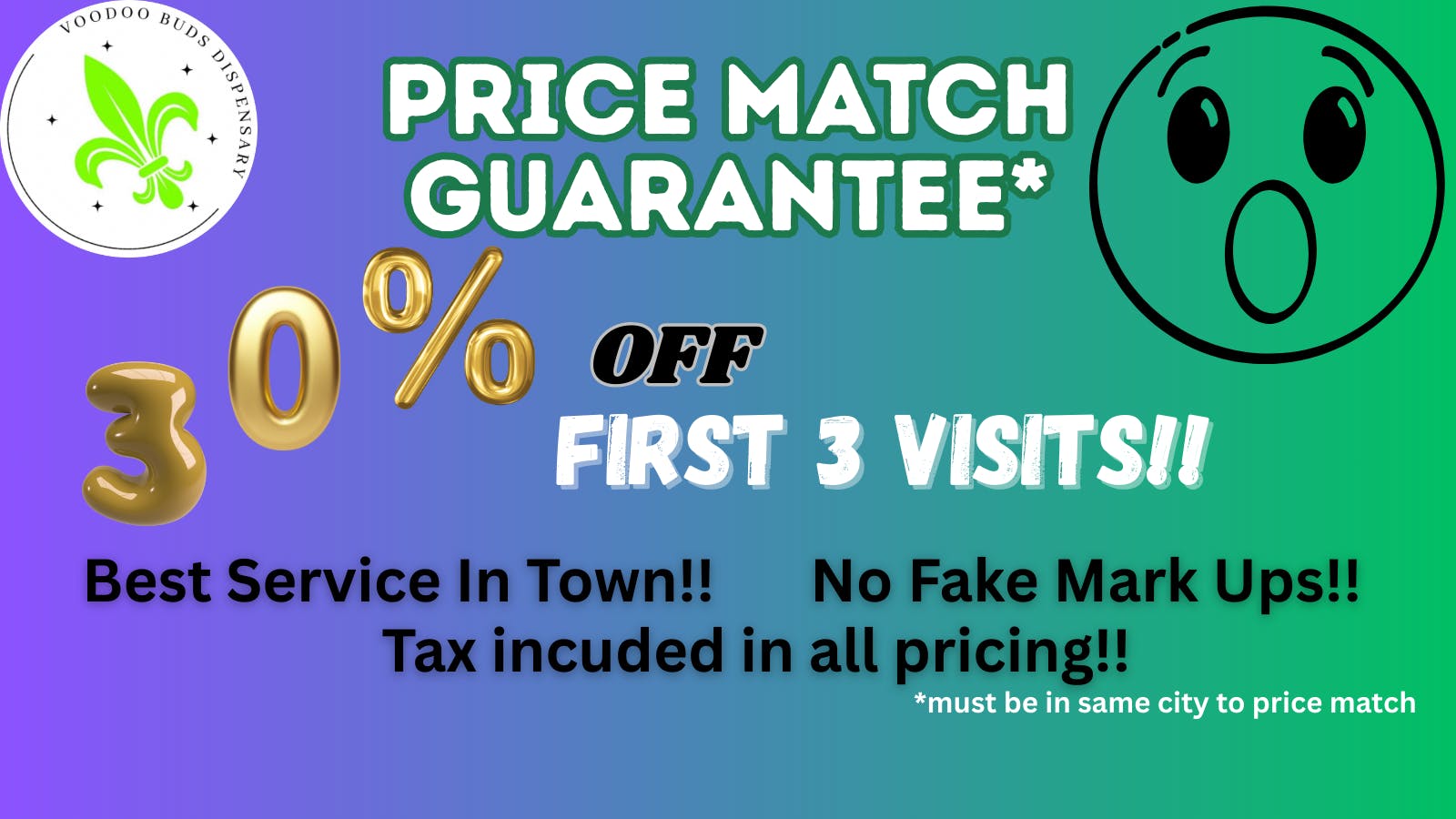 VooDoo Buds Canton listing banner