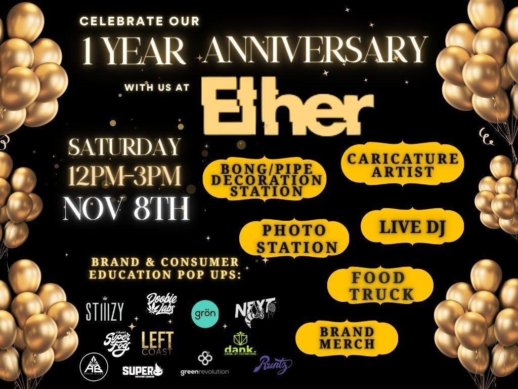 Ether listing banner