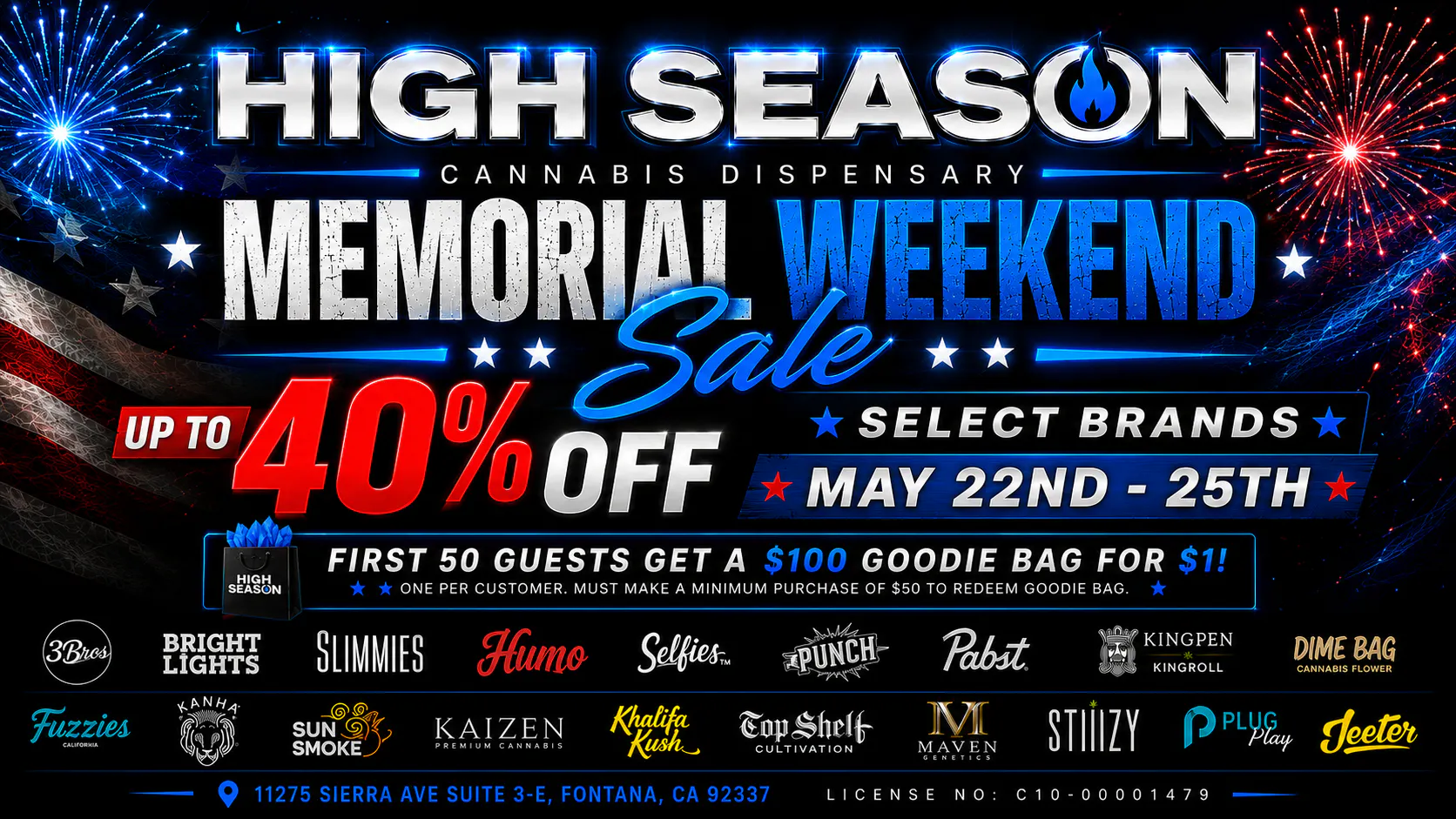 High Season - Fontana (NOW OPEN) Vape Pods