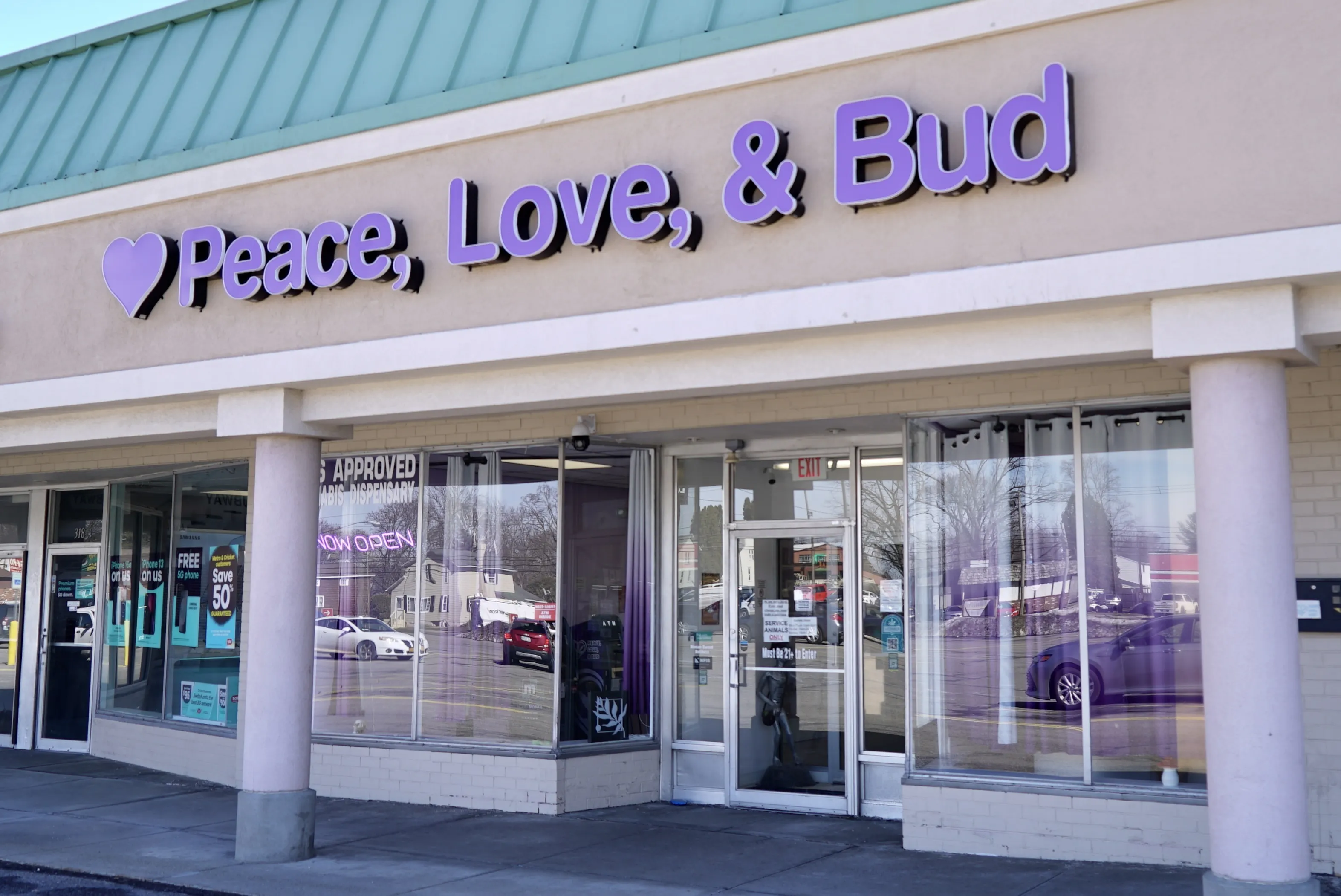 Peace, Love, & Bud listing banner