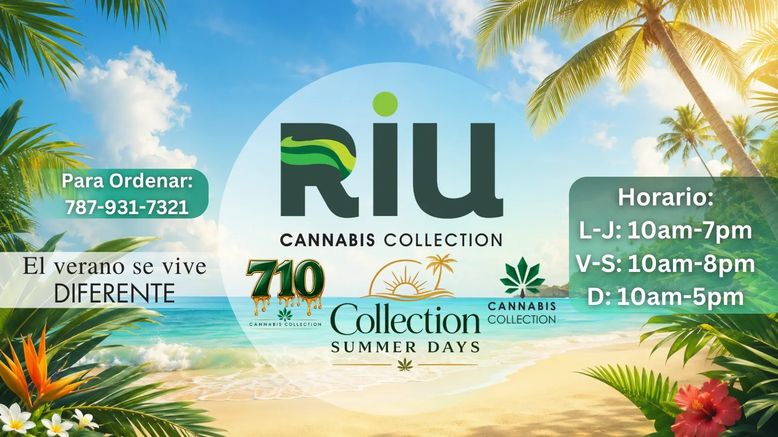 Riu Cannabis Collection listing banner