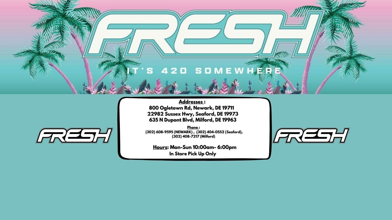 Fresh Cannabis - Seaford listing banner