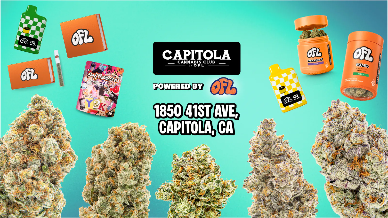 Capitola Cannabis Club By OFL listing banner