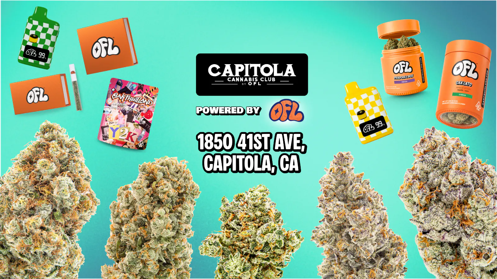 Capitola Cannabis Club By OFL listing banner