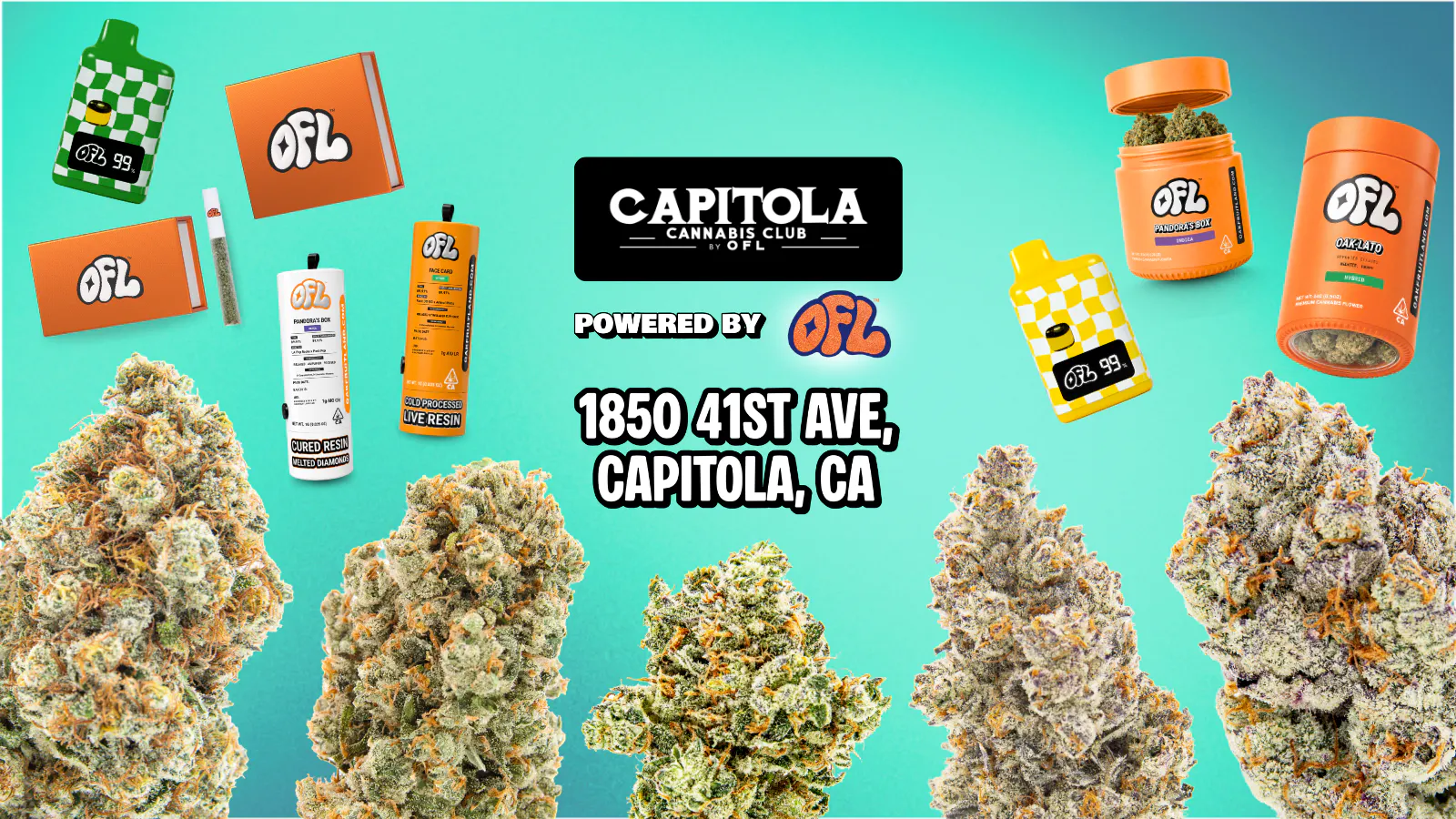 Capitola Cannabis Club By OFL listing banner