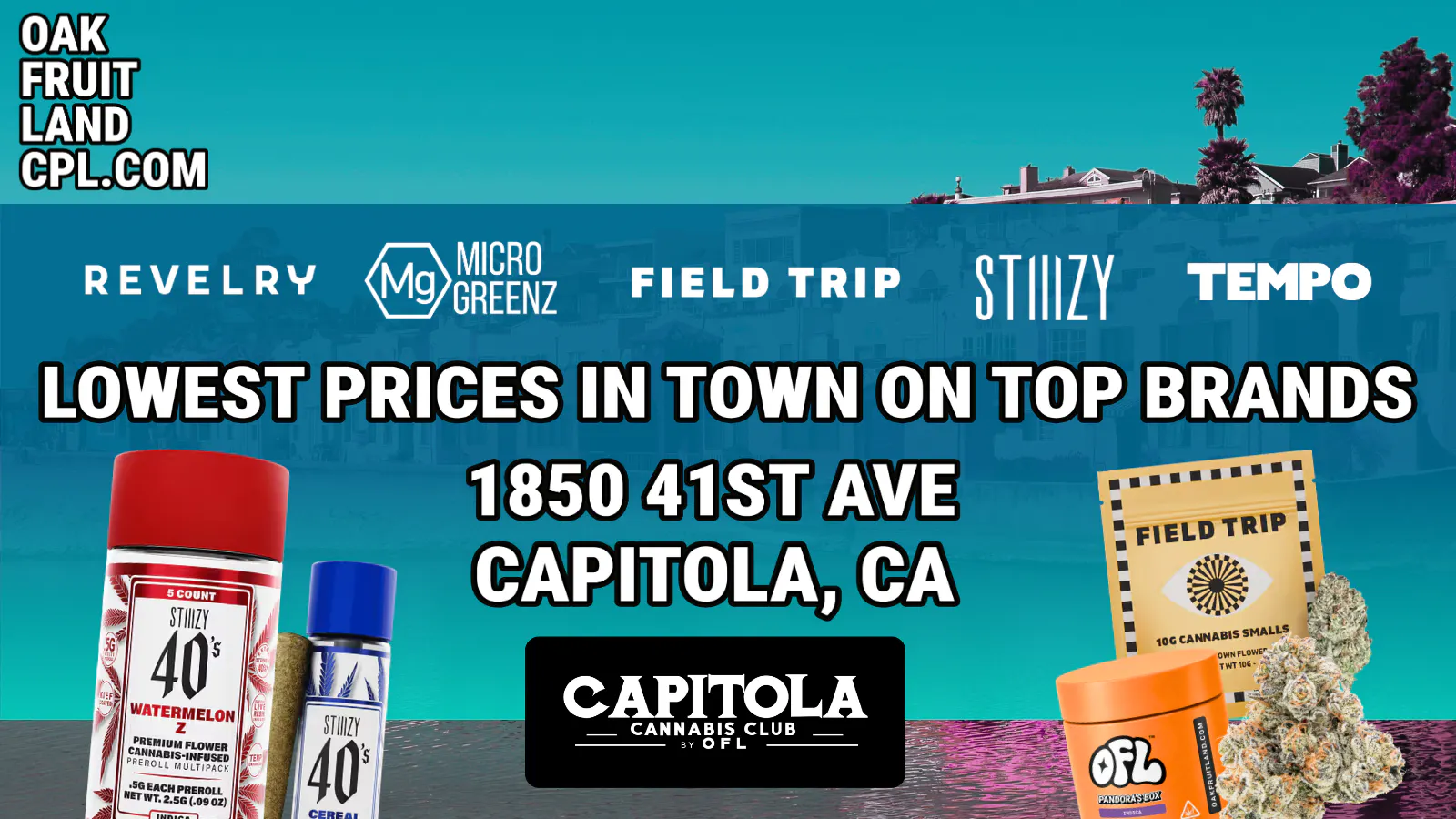 Capitola Cannabis Club By OFL listing banner