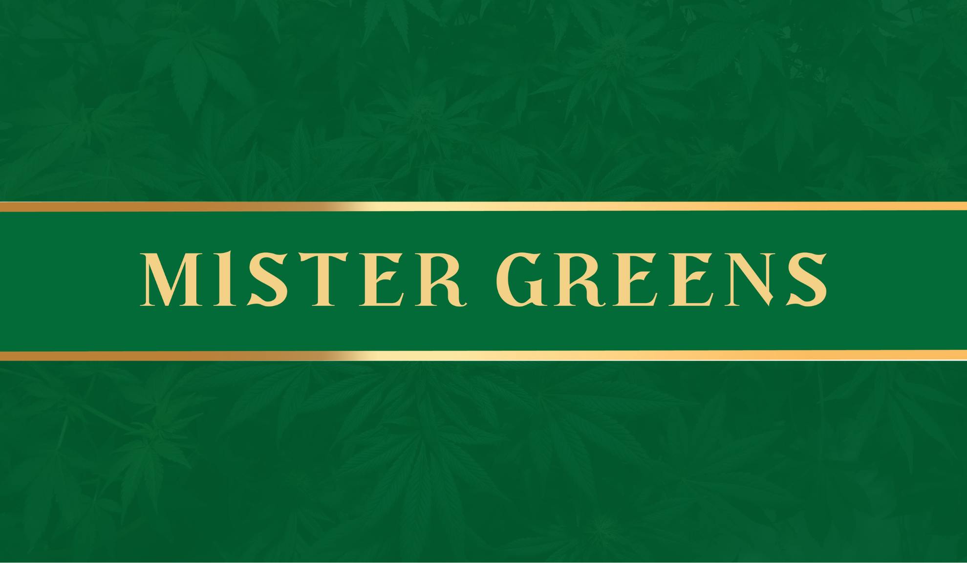 Mister Greens listing banner
