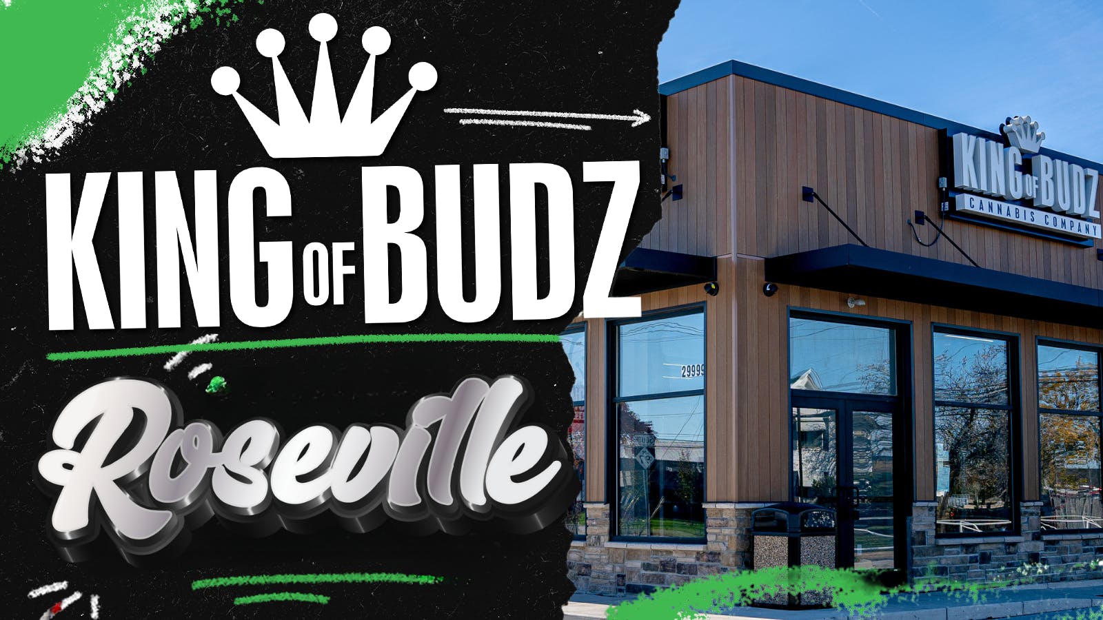 King of Budz Roseville listing banner