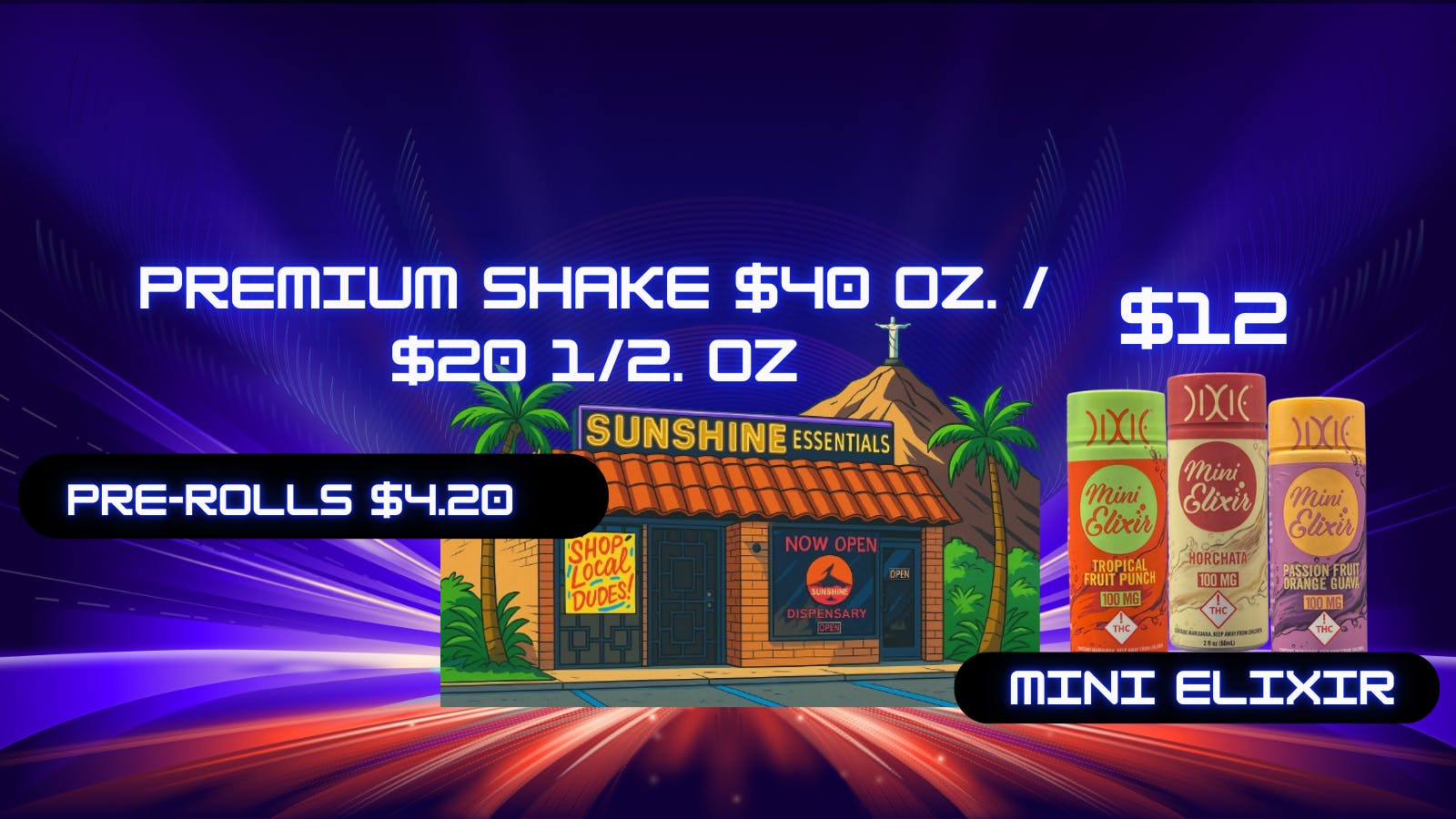 Sunshine Essentials listing banner