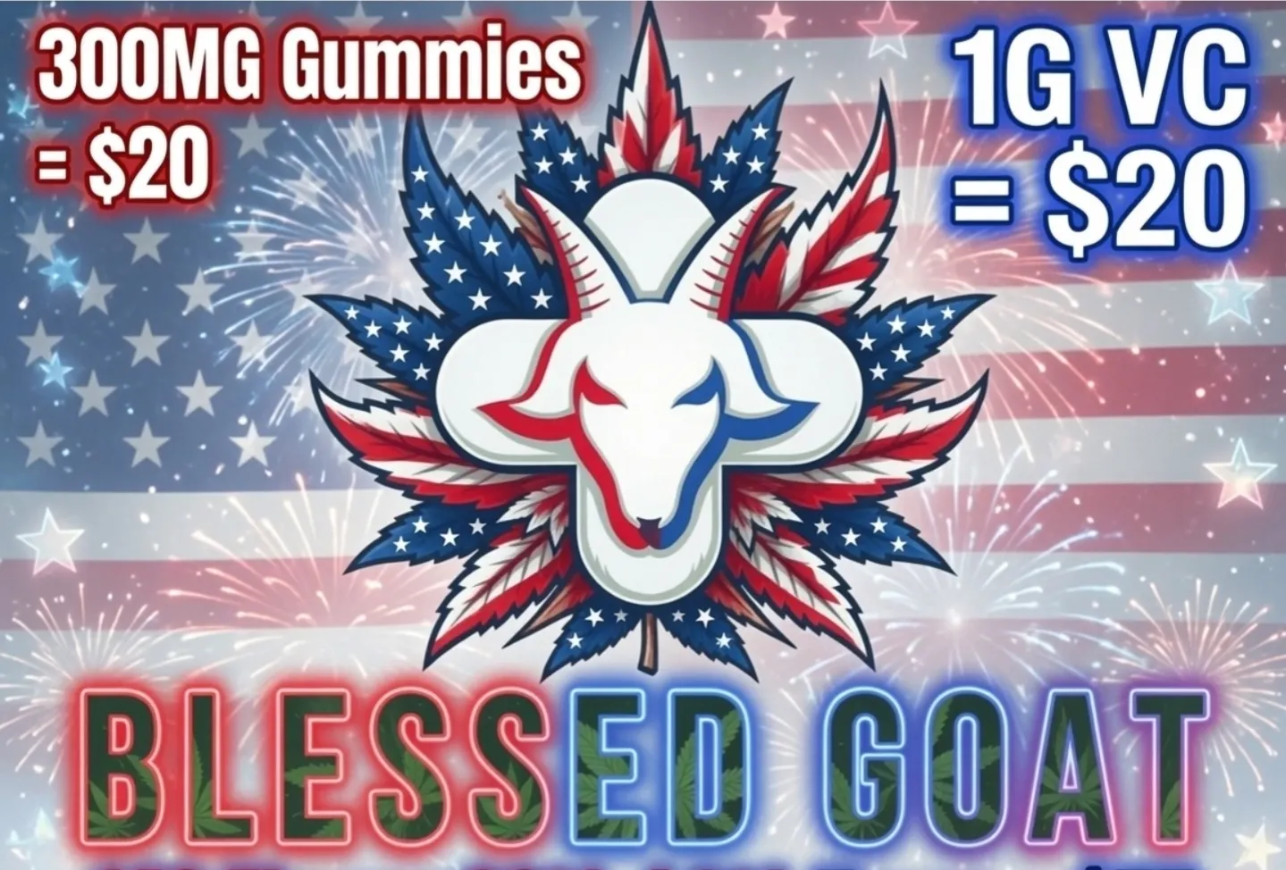 Blessed Goat listing banner