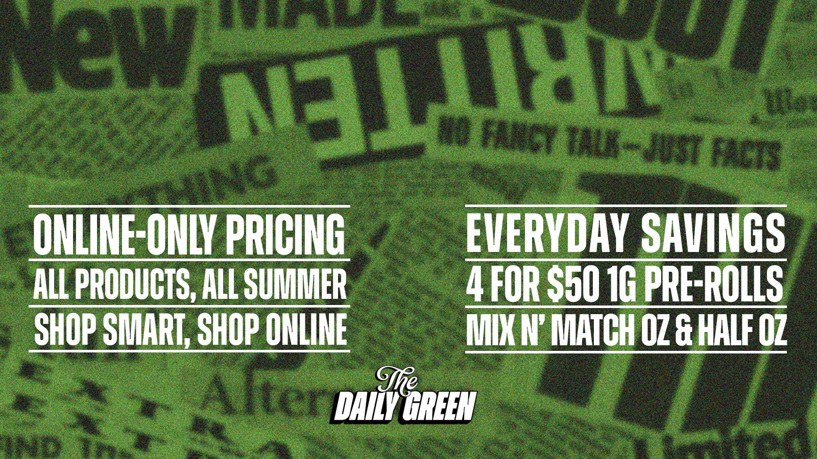 The Daily Green listing banner