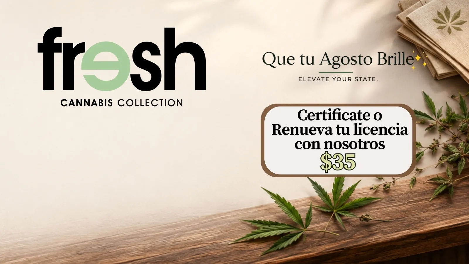Fresh Cannabis Collection listing banner