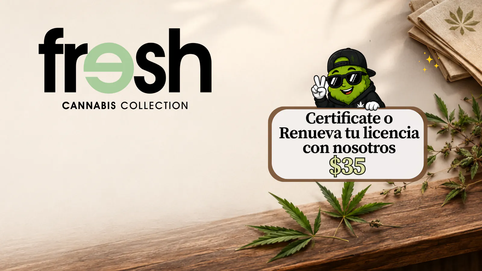 Fresh Cannabis Collection listing banner