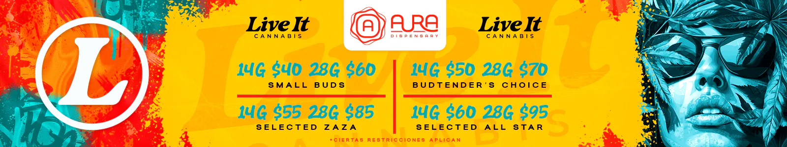 Aura listing banner