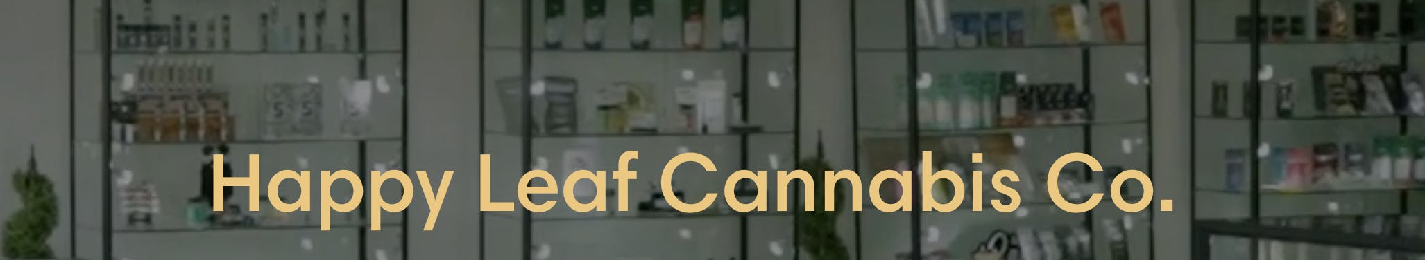 Happy Leaf Cannabis listing banner